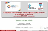Caiite 2015 - Energias Renováveis: diversificação de matriz energética brasileira- Prof. Agnaldo