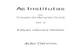 As Institutas - João Calvino 03   classica