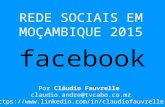 Facebook em Moçambique 2015