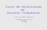 Curso de atualização em direito tributário Assembleia Legislativa de Santa Catarina-1 e 9-11-07