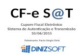 CFe-SAT - Cupom Fiscal Eletrônico - Sistema de Autenticação e Transmissão