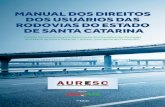 Manual dos direitos dos usuários das rodovias do estado de santa catarina