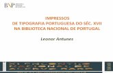 Impressos Tipografia Portuguesa Seculo Xii Bnp