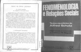 alfred schutz - fenomenologia e relações sociais (livro)