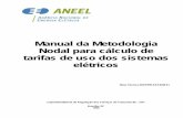 Manual da Metodologia Nodal para cálculo de tarifas de uso dos sistemas elétricos - ANEEL