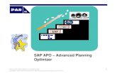 SAP Overview-APO-Advanced Planning Optimizer