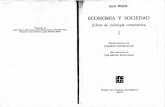 Weber. Economia y Sociedad