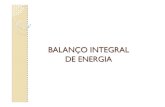 Balanço Integral de Energia
