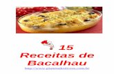 15 Receitas de Bacalhau