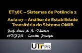 Aula 07 - Análise de Estabilidade Transitória Do OMIB
