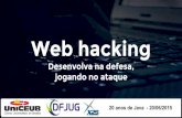 Palestra - DFJUG Java 20 anos - Web Hacking - Desenvolva na defesa, jogando no ataque