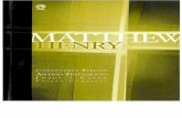 02 Matthew Henry - Livros Históricos - Josué a Ester