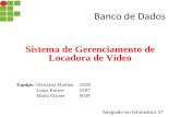 Sistema de Gerenciamento de Locadora de Vídeo - Banco de Dados