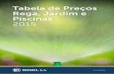 Tabela de Preços Rega, Jardim e Piscinas 2015