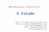 - Medico 01 - Metodologia - Prof. Ronilson - 11.10.14 - Tarde