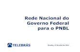 TELEBRÁS - Rede Nacional Do Governo Federal Para o PNBL - Câmara - 27042011