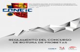 Reglamento Del Concurso de Rotura de Probetas Del XXIII CONEIC Chiclayo 2015