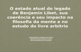Benjamin Libet - Defesa Mestrado