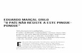 Eduardo Marçal Grilo _O País Não Resiste a Este Pingue-pongue_ - PÚBLICO
