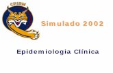 Simulado 2002.1 CPSRM - Comentários Epidemiologia