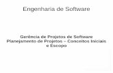 Gerencia de projeto de software