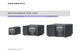 Inversor de Frequencia Siemens Micro Master 420 Lista de Paramentros