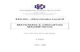 Apostila_EEL521 - Eletrotécnica Geral II - MATERIAIS E CIRCUITOS MAGNÉTICOS