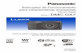 Manual câmera GX7 Panasonic - Português