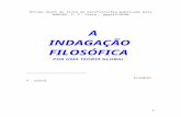 A INDAGAÇÃO FILOSOFICA    Claudio F Costa  UFRN.doc