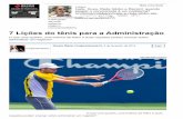 7 Lições Do Tênis Para a Administração - Artigos - Carreira - Administradores