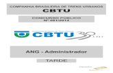 Consulplan 2014 Cbtu Metrorec Analista de Gestao Administrador Prova