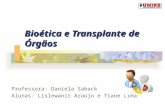 Bioetica e Transplante de Órgãos