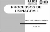 Processos de Usinagem i - Aula 01 - Introduc3a7c3a3o