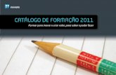 Catalogo de Formação 2011