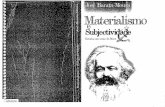 Barata Moura, José - Materialismo e Subjectividade, Estudos Em Torno de Marx