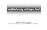 Lean Manufacturing Ou Produção Enxuta