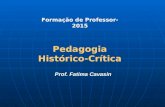 Pedagogia Historico Critica SLIDES