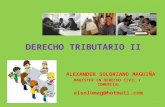 DERECHO TRIBUTARIO II DIAPOSITIVAS FINAL SOLORZANO[1].ppt