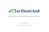 Manual de Orientação Do ESocial - MOS - Vs 2.0