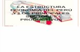 La Estructura Económia Del Perú y Los Principoales