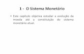 1 - O Sistema Monetario
