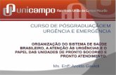 A organização do sistema de saúde brasieliro: o papel das unidades de pronto socorro e pronto atendimento