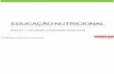 Aula 01 - Introdução à Educação Nutricional