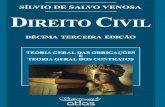 Direito civil [Curso de] Sílvio de Salvo Venosa vol.2 2013[Teoria Geral das Obrigações e Contratos] 13.ed. São Paulo, Atlas.pdf