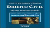 SÍLVIO de SALVO VENOSA - Direito Civil , Vol. II - Teoria Geral Das Obrigações e Teoria Geral Dos Contratos (2013)