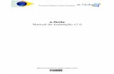 E-Nota - Manual de Instalação v1.0-1