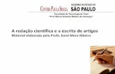 A Escrita de Artigos - Material Disponibilizado Pela Profa. Eoná Moro Ribeiro