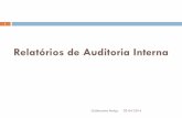 Relatórios de Auditoria Interna