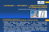 Ppgec - Geotecnia - Fundacao Direta - Recalque