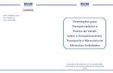 Cartilha ABIA - Orientaçoes Para Transportadores e Ptos Armaz. Transp. e Manuseio Alimts